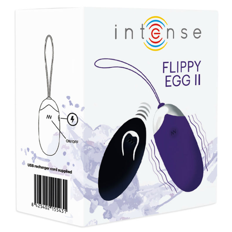 Remote-Controlled Vibrating Egg | 70 mm × 28 mm | INTENSE