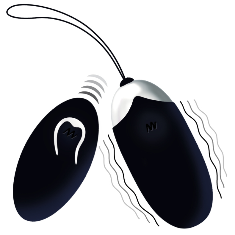 Remote-Controlled Vibrating Egg | 70 mm × 28 mm | INTENSE
