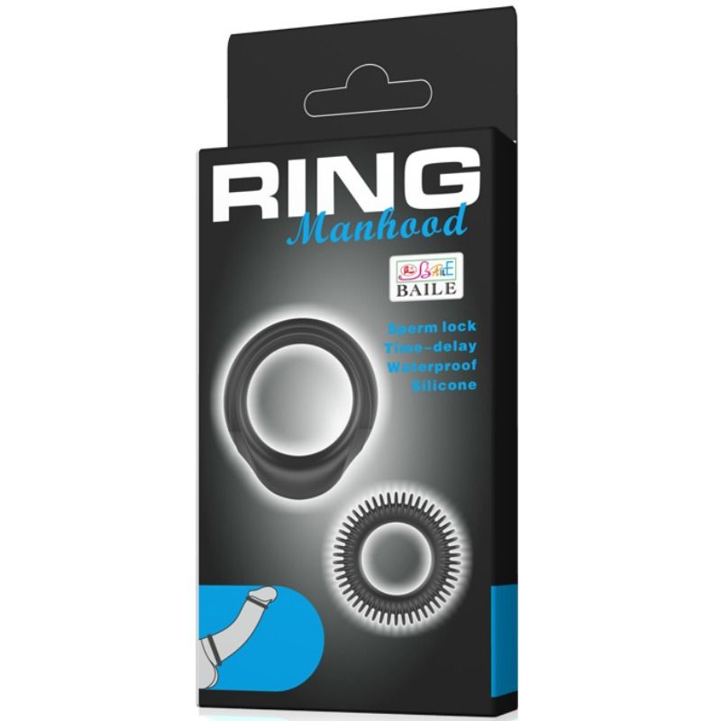 Silicone Delay Ring Set | Ø 2 cm & Ø 2.5 cm | BAILE