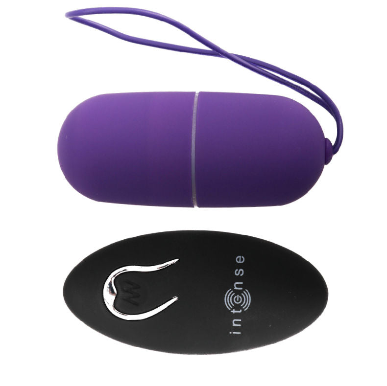 Remote-Controlled Vibrating Egg | purple | 79 mm × 32 mm | INTENSE