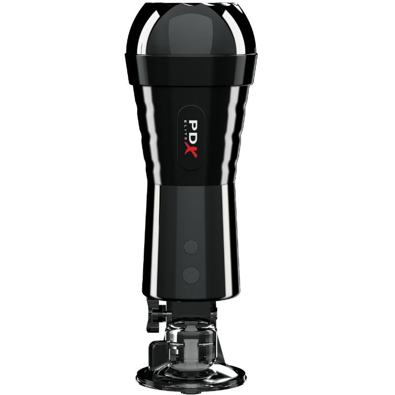 PDX Elite Cock Compressor Vibrating Stroker | Air-Bag Compression & Suction