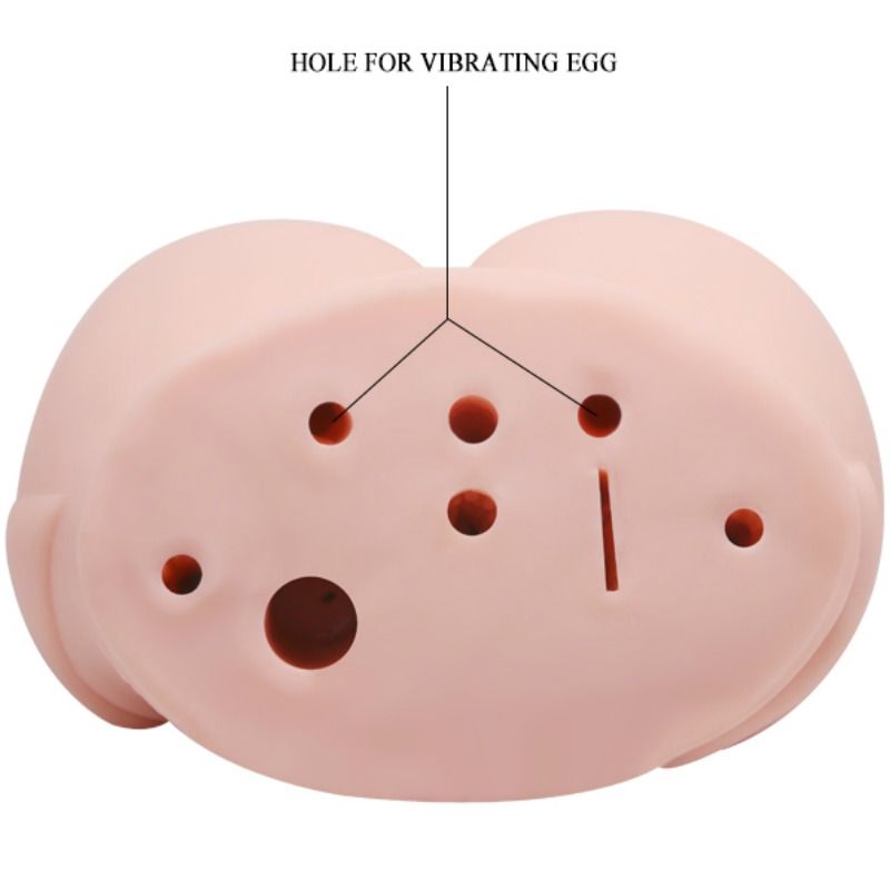 Realistic Vagina & Anus Vibrating Masturbator | Remote Control | Crazy Bull