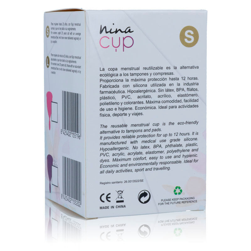 Menstrual Cup Pink | Size S | 40 mm | NINA KIKÍ