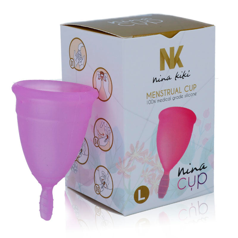 Menstrual Cup Size L | Purple | Medical-Grade Silicone | NINA KIKÍ