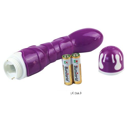 Realistic Cock 10 Rhythms Sensation (Violet) | 22 cm x 4 cm | BAILE