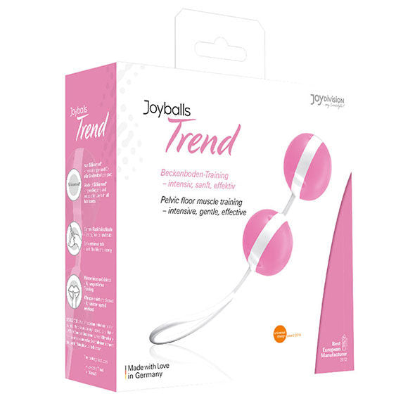 Pink pelvic floor training balls | 3.5 cm, 83 g | JOYDIVION JOYBALLS