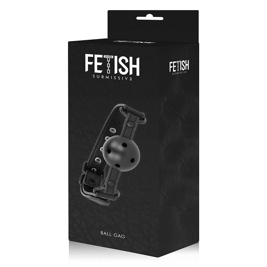 Vegan Breathable Ball Gag 4.5 cm Ball, 61.5 cm Strap – FETISH SUBMISSIVE