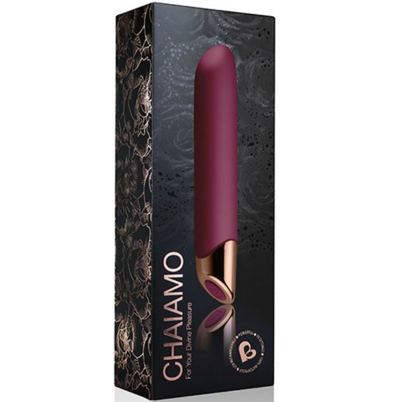 Chaiamo Rechargeable Silicone Vibrator Bordeaux | Rocks-Off
