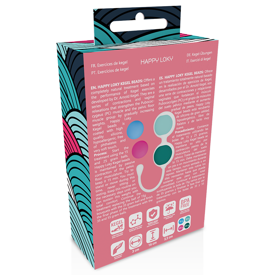 Progressive Kegel Beads Set | 3 cm | HAPPY LOKY