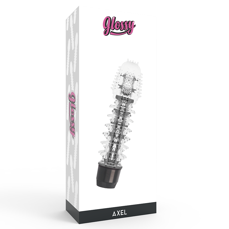Axel Black Vibrator – 14 cm, TPE, Multi‑Speed