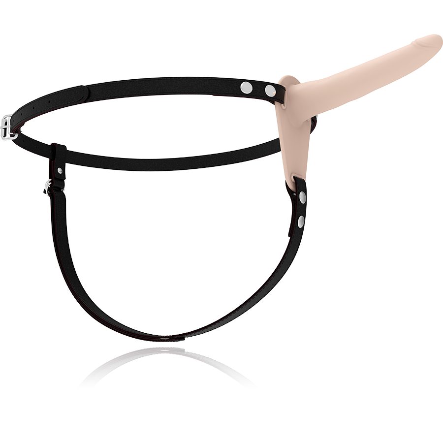 Harness with Silicone Vibrator 15 cm – Fetish Submissive