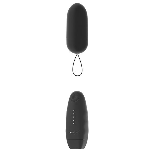 Remote Bullet Vibrator Black | 5 Modes | Waterproof | B SWISH Bnaughty Classic Unleashed
