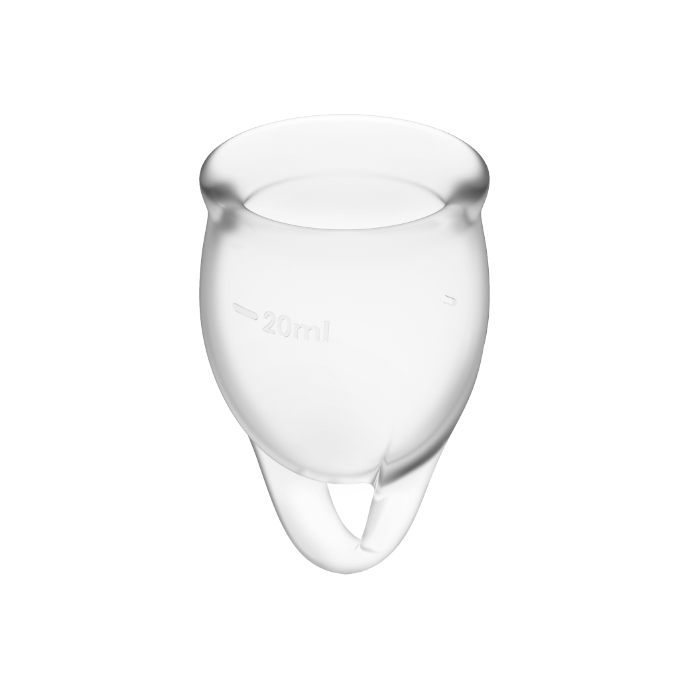 Feel Confident Menstrual Cup Set Clear (15 ml + 20 ml) | Satisfyer