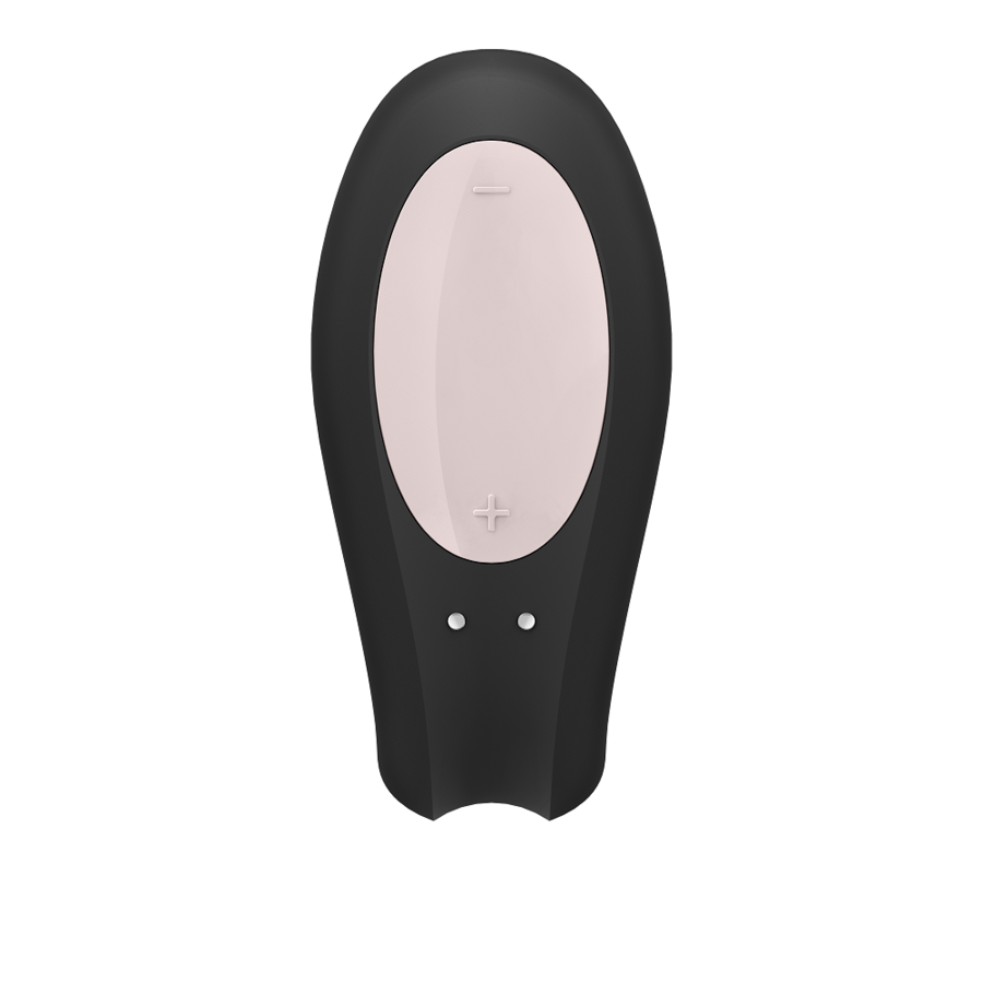 Satisfyer Double Joy with App – U-Shaped Couples Vibrator Purple/ Black, 2 Motors, Waterproof –