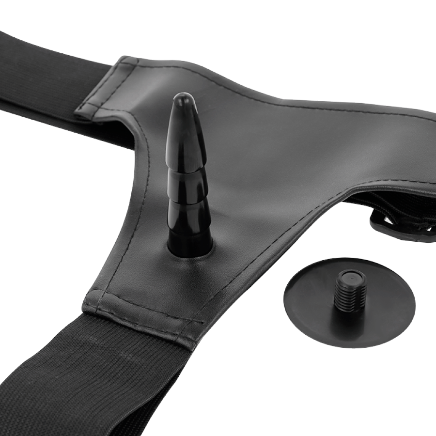 Daniel Rotating Vibrating Strap-On Harness – 18 cm x 3.5 cm – Harness Attraction