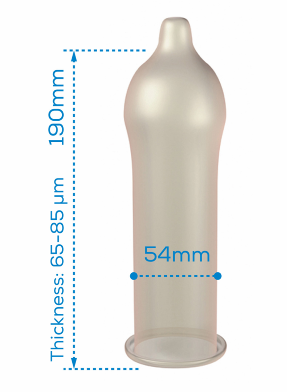 Regular Condoms 54 mm – 3 Units – PASANTE