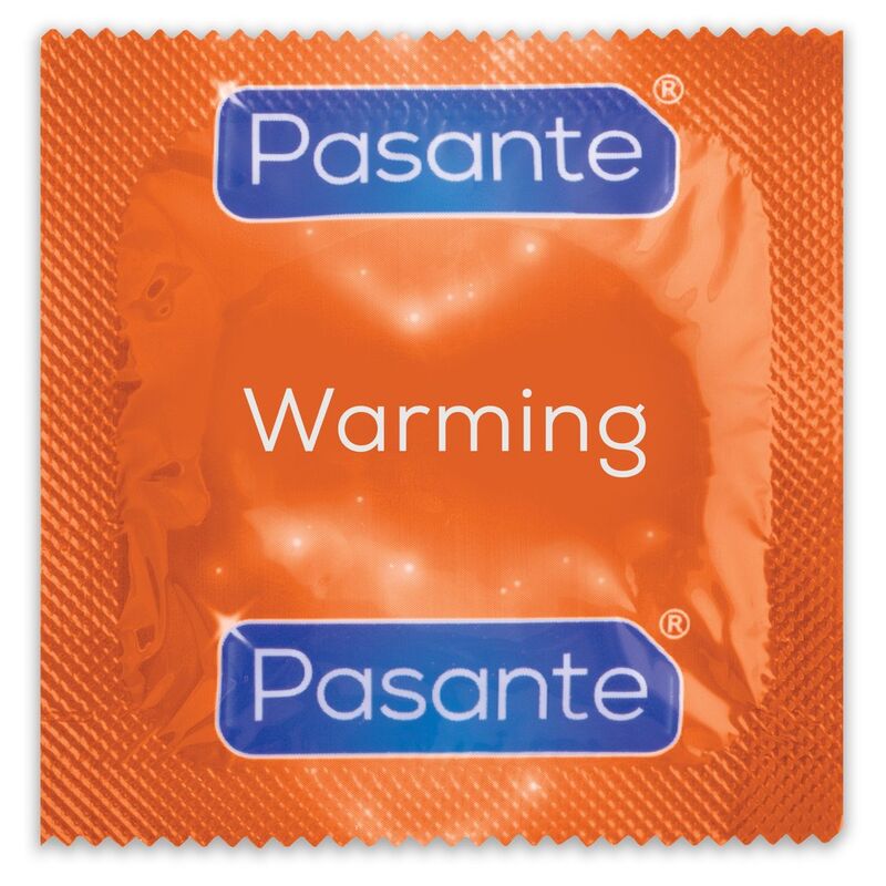 PASANTE Climax Textured Condoms - Heat and Cool Mix - 52 mm - 12 units