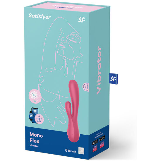 SATISFYER - MONO FLEX PINK WITH APP