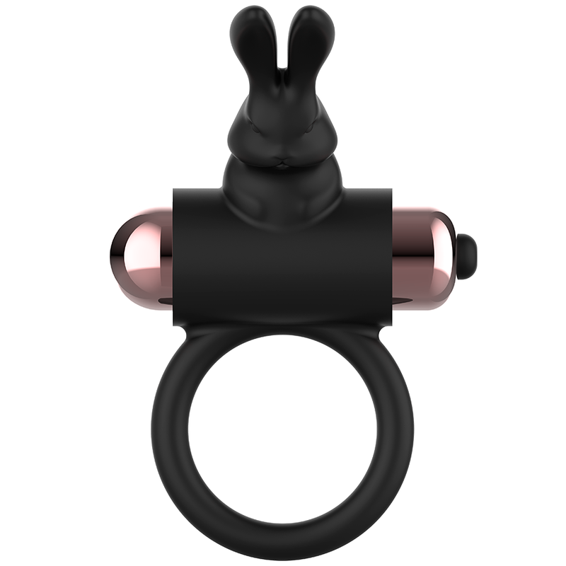 Vibrating Cock Ring Black/Gold – 1 Mode – Coquette Chic Desire