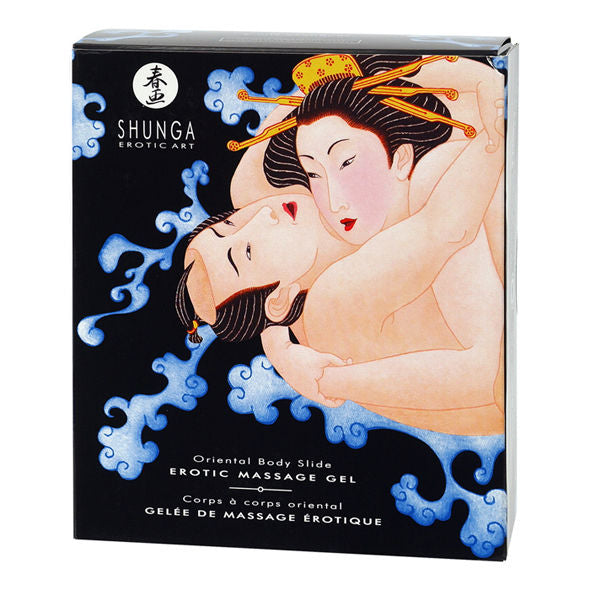 Oriental Body-to-Body Erotic Massage Gel Kit | Exotic Fruits | 2×250 ml (makes 4 L) | SHUNGA