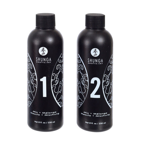 Oriental Body-to-Body Erotic Massage Gel Kit | Exotic Fruits | 2×250 ml (makes 4 L) | SHUNGA