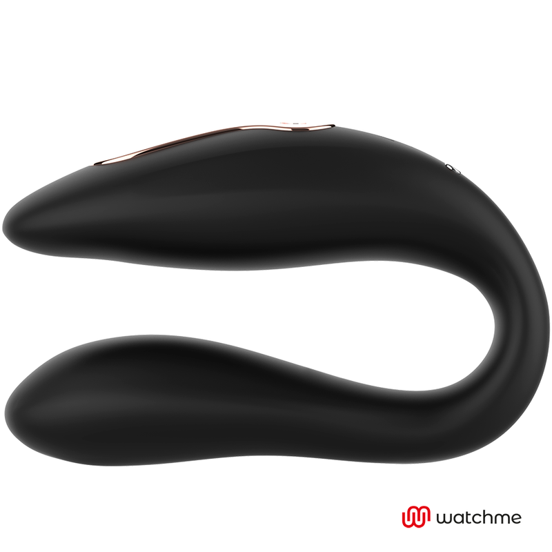 Anne’s Desire Dual Pleasure Couples Vibrator with WatchMe Remote | 8.5 cm x 3.2 cm | Black