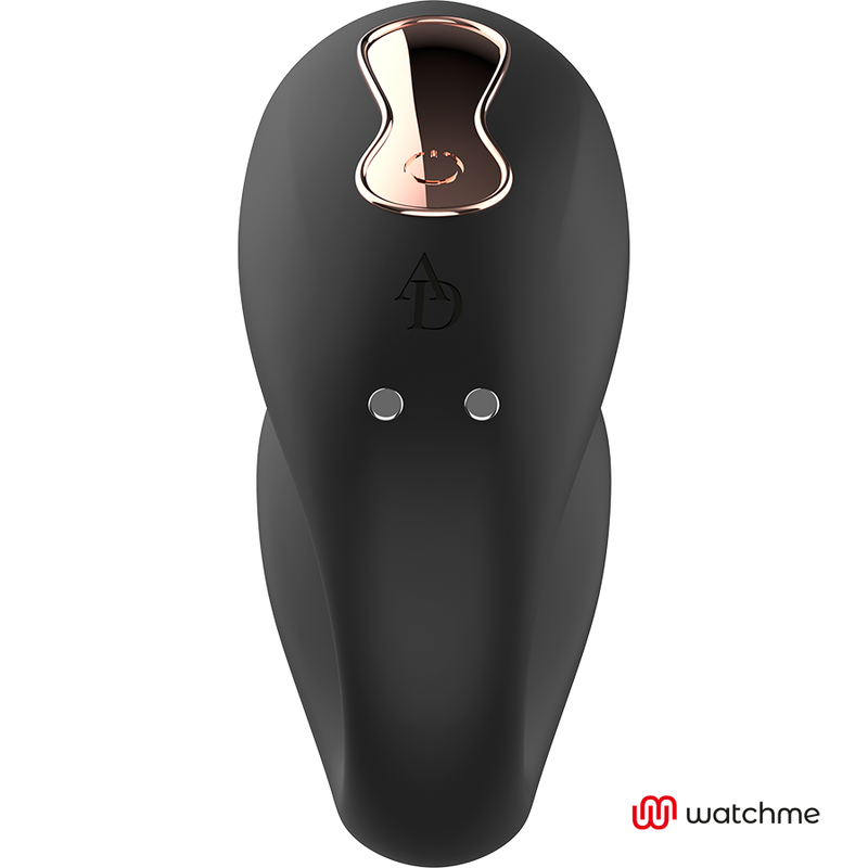 Anne’s Desire Dual Pleasure Couples Vibrator with WatchMe Remote | 8.5 cm x 3.2 cm | Black