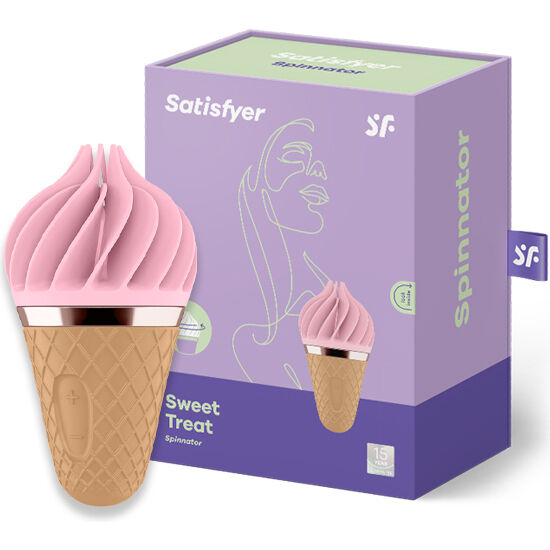 SATISFYER - SWEET TREAT SPINNATOR BLACK