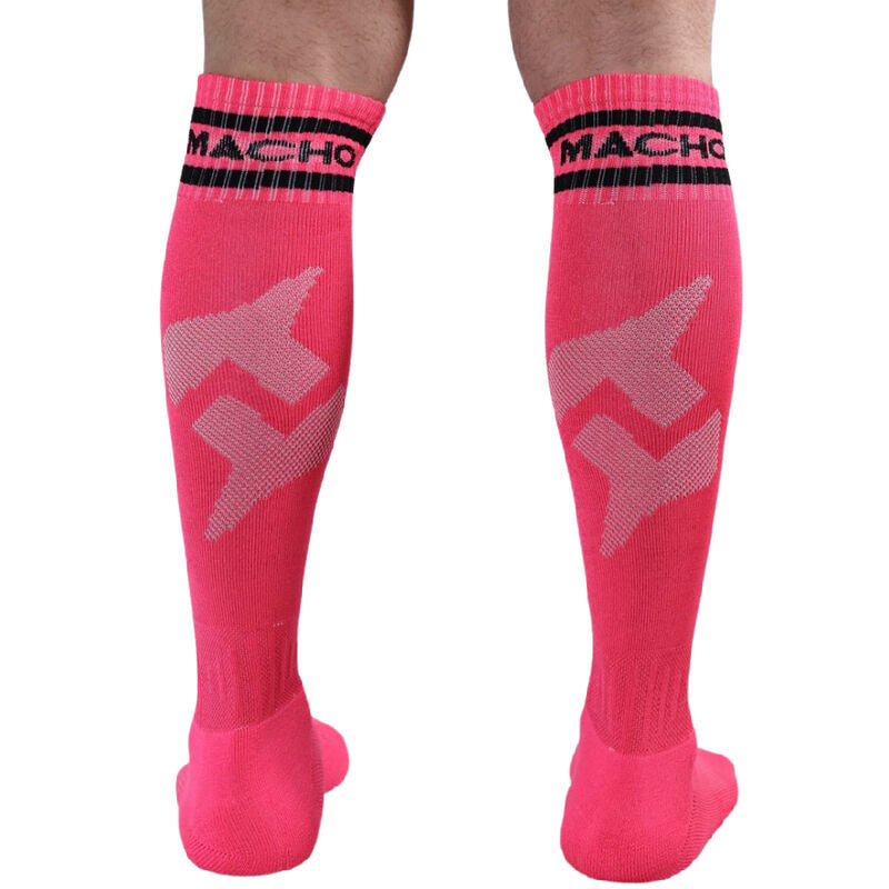 MACHO - LONG SOCKS ONE SIZE BLUE