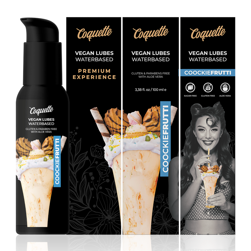 Premium Vegan Cookiefrutti Water-Based Lubricant | 100 ml | COQUETTE CHIC DESIRE