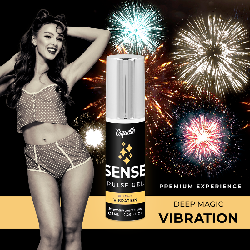 Pulse Gel Strawberry Magic Vibration 6 ml - COQUETTE CHIC DESIRE