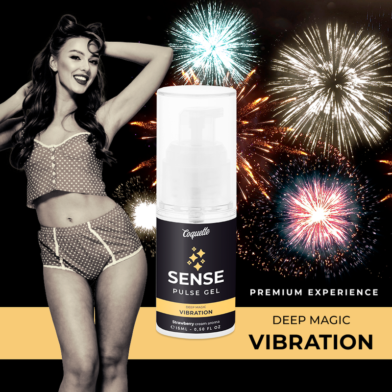 Pulse Gel Strawberry Magic Vibration 15 ml - COQUETTE CHIC DESIRE