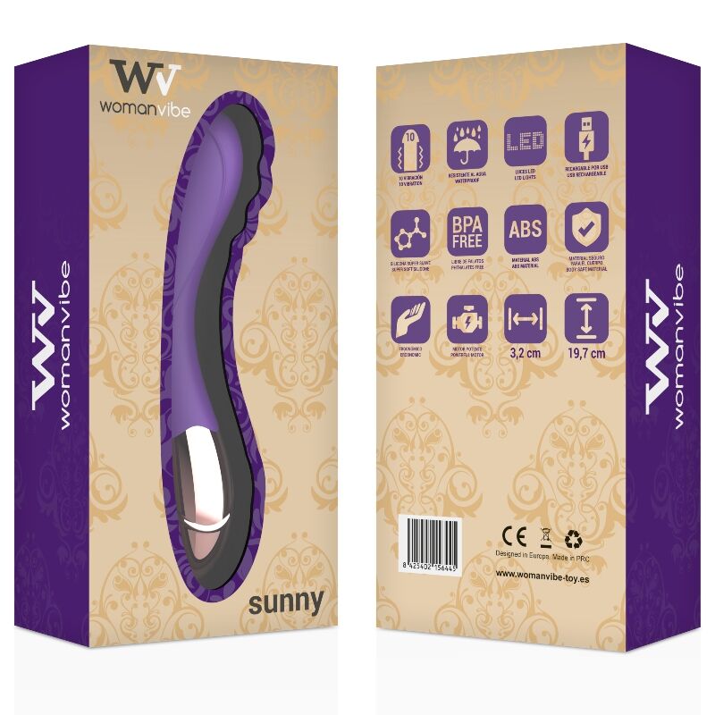 Sunny Silicone G-Spot Vibrator - 19.7 cm - WOMANVIBE