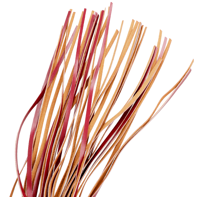 Vegan Leather Whip – 28 cm (15 cm handle) – FETISH SUBMISSIVE