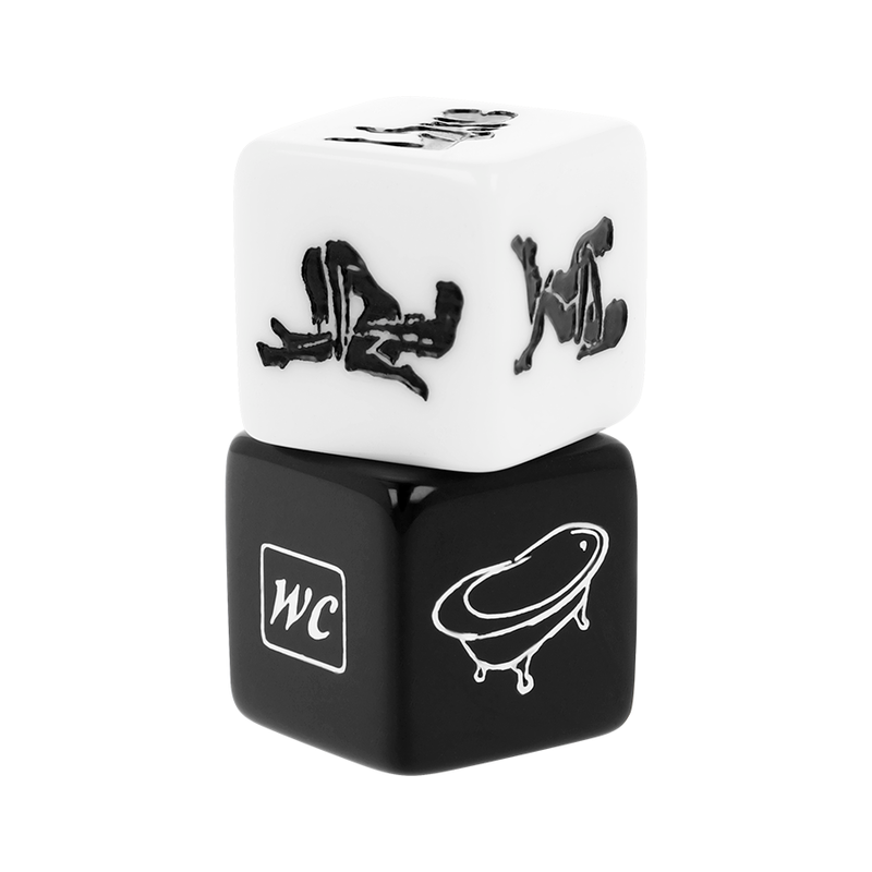 Bondage Position & Place Dice Set | 2 cm | FETISH SUBMISSIVE