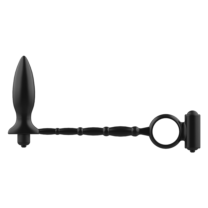Anal Plug with Vibratory Ring 27×3 cm – ADDICTED TOYS